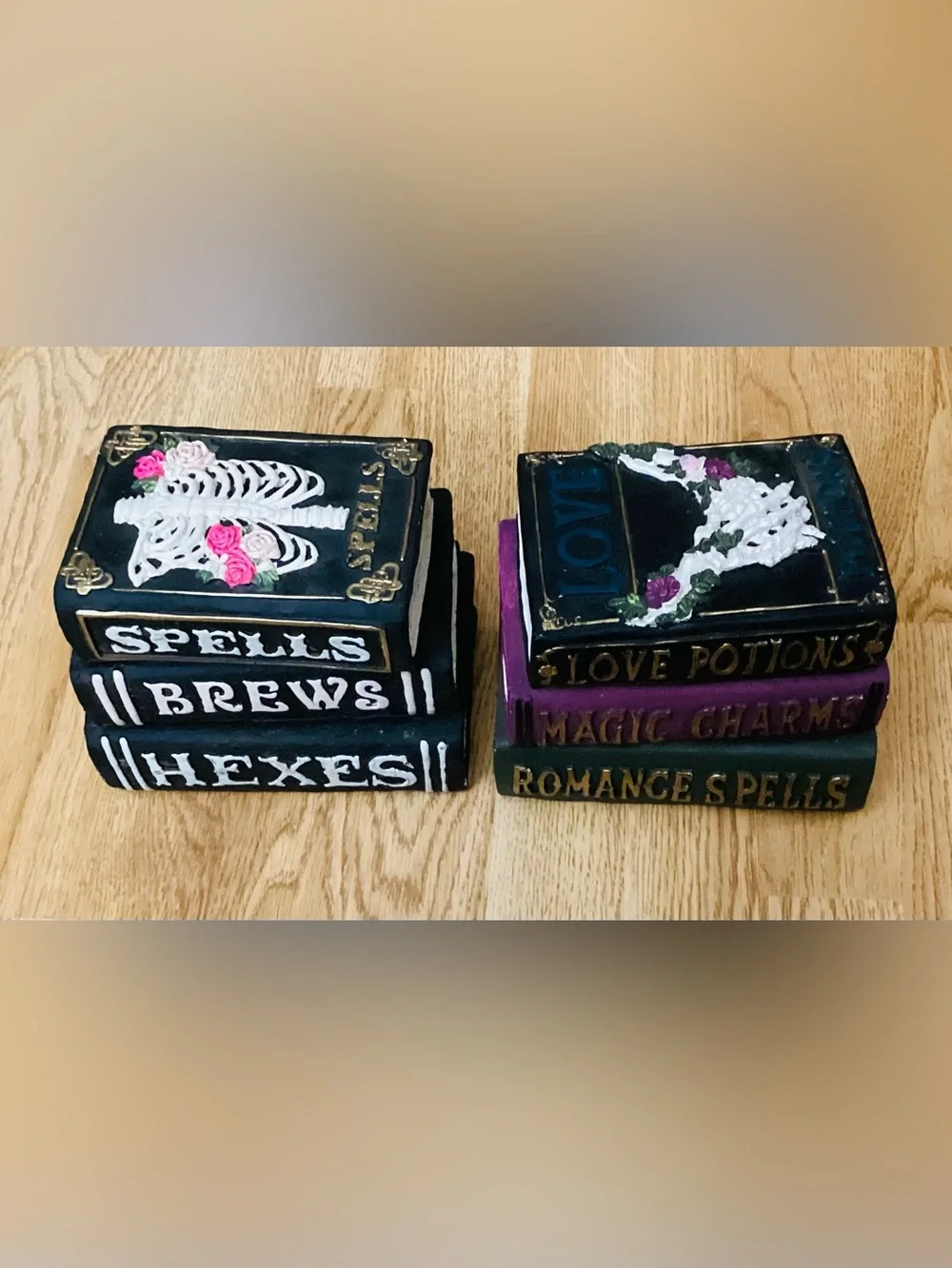 Ashland Decorative Stacked Book Set - Black, Purple & Green - Gothic/Halloween - Picture 16 of 16